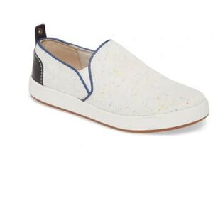 Kodiak Blairmore White Speckled Loafers Slip On 9.5 Leather Upper Walking Casual